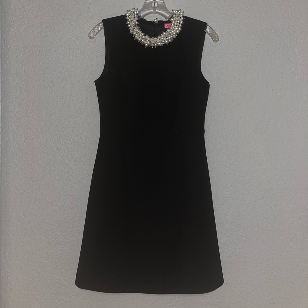 Betsy Johnson Pearl Collared Dress